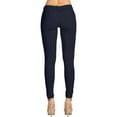 thumbnail image 5 of 2Luver, Women's, School Uniform Pants with 5 Pocket Mid-Rise Classic Work, Navy, 0, 5 of 7