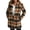 Khaki, variant on Aayomet Long Coats For Women Women's Casual Flannel Plaid Wool Blend Plaid Hooded Coat Loose Long Sleeve Midi Jacket Outerwear with Belt,Khaki L