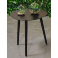 thumbnail image 3 of Table d'appoint de patio Istanbul en aluminium, finition noire, 3 of 3