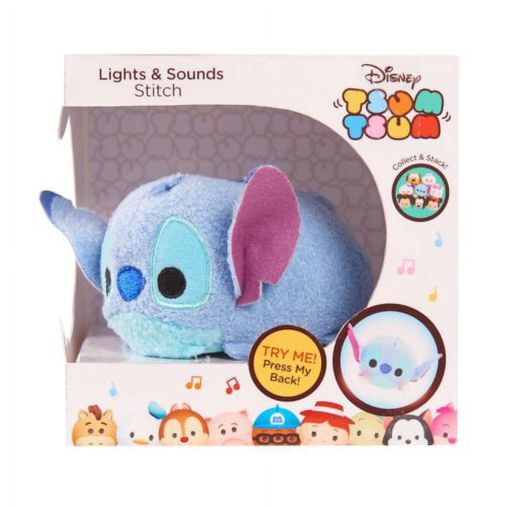 disney tsum tsum lights & sounds stitch plush
