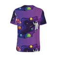 thumbnail image 3 of Balery Astronaut Baseball Jersey for Men Casual Button Down Shirts Short Sleeve Active Team Sports Uniform-3X-Large, 3 of 9