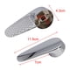 thumbnail image 4 of Trip Lever Water Tap Handle Glossy Replacement Faucet Stopcock Handle For Kitchen Bathroom Accessories Easy To Use Zinc Alloy, 4 of 10