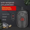 thumbnail image 2 of Calentador de temperatura para acuario con forma de tortuga, varillas calefactoras eléctricas para acuario, controlador de temperatura digital en forma de varilla para pecera, pecera para tortuga, 1, 2 of 4
