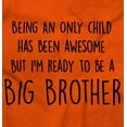 thumbnail image 2 of Big Brother's New Baby Announcement Youth T Shirt Tee Boys Infant Toddler Brisco Brands 12M, 2 of 5