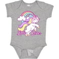 thumbnail image 3 of Inktastic Little Sister Unicorn Girls Baby Bodysuit, 3 of 5