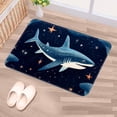 thumbnail image 5 of Shark Indoor Rug Outdoor Carpet Door Rug Polyester Non-Slip Machine Washable Bath Mats, 5 of 6