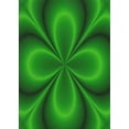 thumbnail image 1 of Ahgly Company Indoor Rectangle Patterned Lime Green Novelty Area Rugs, 5' x 7', 1 of 6