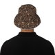 thumbnail image 5 of Balery Brown Camouflage Skull Sombreros para el sol para hombre y mujer, sombrero de pescador con UPF 50+, 5 of 6