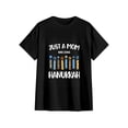 thumbnail image 5 of Just a Mom Who Loves Hanukkah Shirt Jewish Chanukah T-Shirt Men and Women, Black T-shirt S, 5 of 6