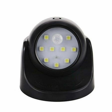 

Ledander 1PCS 360 Degree Rotation Motion Sensor Light Battery Powered Lamp 2 Modes Baby LED Night Light Corridor Wall Light
