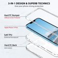 thumbnail image 6 of Casetego for iPhone 14 Plus Case,Crystal 3 Layer Protective Shockproof 6.7‘’ Cover for Women Girls Apple iPhone 14 Plus,Clear, 6 of 8