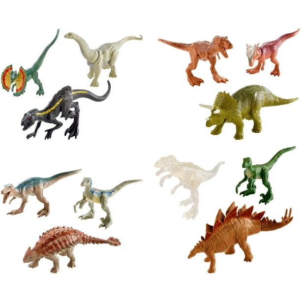 dubbele Je zal beter worden Tonen Jurassic World Mini Dino 3-Pack Assortment - Walmart.com