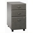 thumbnail image 1 of Series A 3-Drawer Mobile File Cabinet in Pewter - Engineered Wood, 1 of 12