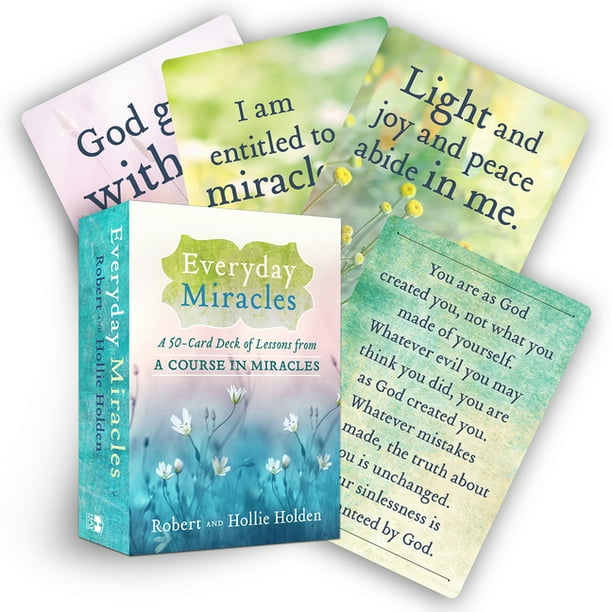 Everyday Miracles A 50Card Deck of Lessons from A Course in Miracles