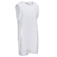 thumbnail image 2 of Special Needs Clothing For Older Children, Sleeveless Bodysuit For Boys & Girls By Kaycey, White, 15-16 Years Old, 2 of 5