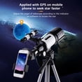 thumbnail image 2 of 70mm Large Aperture Astronomical Refractor Portable 300mm Focal Length Telescope Terrestrial And Astronomical Telescope with Moon Filter Tripod Finderscope, 2 of 9