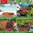 thumbnail image 4 of 3Pcs Coconut Liners Round Coco Coir Hanging Basket Liners 100% Natural Coconut Liners for Planters Coconut Basket Liners for Flowers Vegetables Indoor Outdoor Plants, 4 of 7