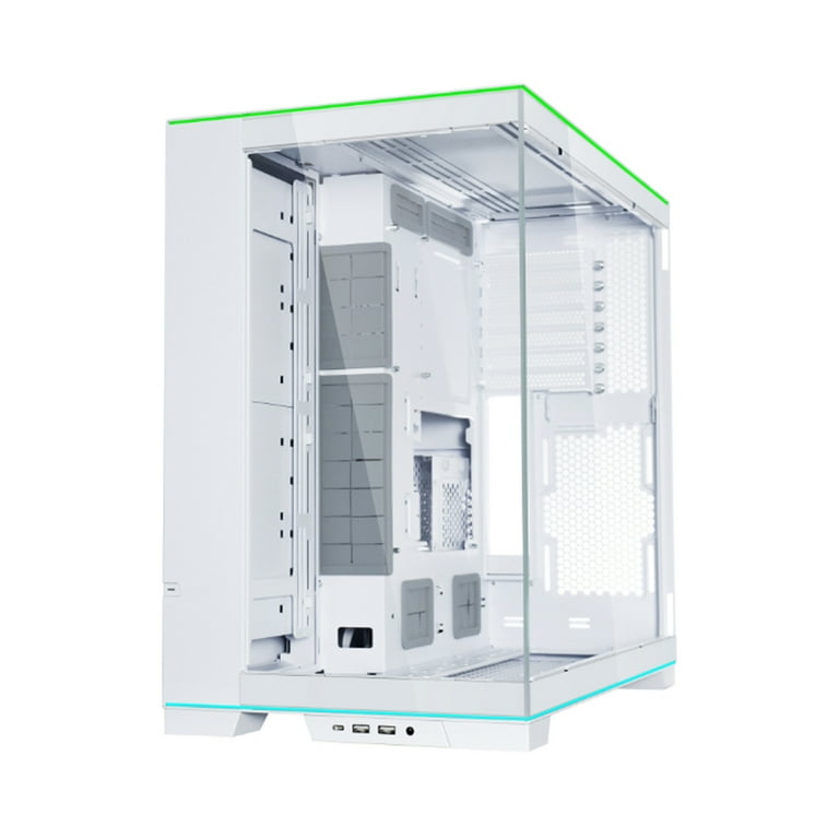 LIAN LI O11 EVO RGB White Aluminum/Steel ATX Mid Tower Gaming