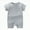 B28-Grey, variant on Baby Clothing Baby Boy or Girl Gender Neutral Organic Cotton Short Sleeve Bodysuits solid colour round neck bodysuit (Grey,9-12 Months)