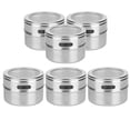 thumbnail image 3 of unids/set caja de condimentos de acero inoxidable tarros de tanque de especias contenedores de almacenamiento de condimentos de pimienta Unbranded 3113200125111, 3 of 7