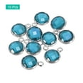 thumbnail image 3 of Crystal Birthstone Charm December Pendant Drop Beads Lake Blue for Jewelry Making, Bracelets, Pack of 10, 3 of 6