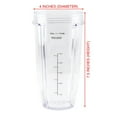 Blender Replacement Parts for Ninja, 2 24Oz Cups with ToGo Lids, 7