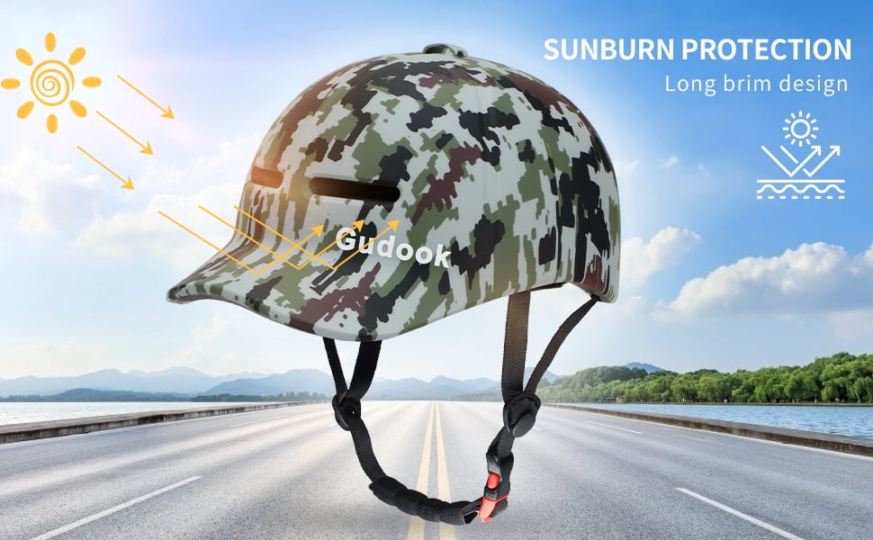 Adult Bike Helmets for Men - Women Bicycle Helmet - Certified Comfort Lightweight Adjustable Baseball Cap Style Cycling Helmet for Urban Commuter Road Biking Scooter