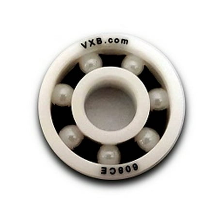 608-ZrO2 Full Ceramic Open Ball Bearing with Nylon Cage Bore Dia. 8mm OD 22mm Width