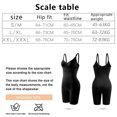 thumbnail image 3 of Body para Mujer Faja con Control de Barriga Faja de Cuerpo Completo Sin Costuras a Medio Muslo Ajustable - Negro, 3 of 6