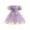 Purple, variant on Odeerbi Toddler Girls Summer Floral Lace Embroidered Princess Dress Cute Flower Girl Dress Ruffled Short Sleeve Party Birthday Dress Toddler Girls Clothes
