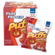 Pure Protein Puffs Snack, Scorchin' Hot, 18g Protein, 4 Ct