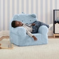 thumbnail image 4 of GAP babyGap Sherpa Bear Chair - Greenguard Gold Certified,Powder Blue, 4 of 15