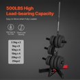 thumbnail image 3 of Weight Plate Rack Weight Plate Tree Home Gym Barbell Storage Stand 2 inch, 3 of 7