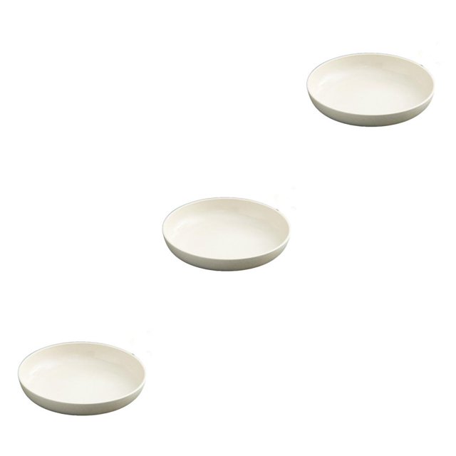 Yuarrent irrompible, peso ligero, paja de trigo, platos para banquetes, platos de Color sólido, vajilla, Beige, blanco, 14cm Type1 NO1