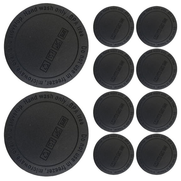 10Pcs Protective Anti-Slip Silicone Bottoms for Thermal Bottle Jars