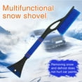 thumbnail image 5 of 3-in-1 Snow Brush and Ice Scraper for Car, Extendable Snow Removal Tool with Foam Grip, Winter Auto Accessories ( Blue ), 5 of 6