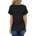 thumbnail image 2 of T-shirt à Manches Courtes et Col Rond pour Femmes, 2 of 3