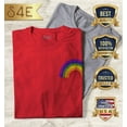 thumbnail image 2 of S4E Women's Rainbow Flag LGBTQ Gay Pride T-Shirt XXX-Large Red, 2 of 4