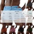 thumbnail image 2 of Vhkiploz Summer Running Shorts for Men's Beachwear Daily Board Shorts Solid Color Elastic Workout Sporty Athletic Shorts, 2 of 5