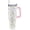 beige pink blue, variant on 40 oz 4th of July Tumbler with Handle and Straw, Stainless Steel Insulated Patriotic Tumbler 40 oz, Reusable Independence Day Cup with Leak Proof Lid, American Flag Gifts