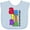 Blue, variant on Inktastic Autism Awareness Boys or Girls Baby Bib