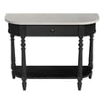 thumbnail image 1 of Butler Specialty Company Danielle Marble 40" One- Drawer Console Table - Black, 1 of 5
