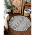 thumbnail image 7 of Well Woven Crocie Grey Tribal Geometric Area Rug, 7 of 7