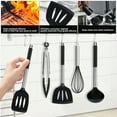 thumbnail image 4 of KSENDALO Silicone Cooking Utensils Set, 26 Pcs, Heat Resistant Kitchen  Utensils Set, Black, 4 of 6