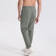 thumbnail image 4 of Zszcpp Summer Pants For Mens 2025 Sweat Drawstring Running Fitness Ice Feeling Hundred Models Ice Silk Long Lounge Trousers Casual Trouser, 4 of 6