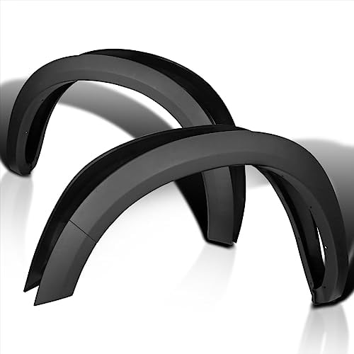 Spec-D Tuning 4PC Front + Rear Factory Style Smooth Fender Flares Compatible with Dodge Ram 1500 2009-2018