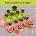 thumbnail image 2 of Juego de 9 moldes para mini tartas, frutas y galletas para niños, herramientas para hornear y complementos alimenticios, accesorios para manualidades de cocina, verde, 2 of 5