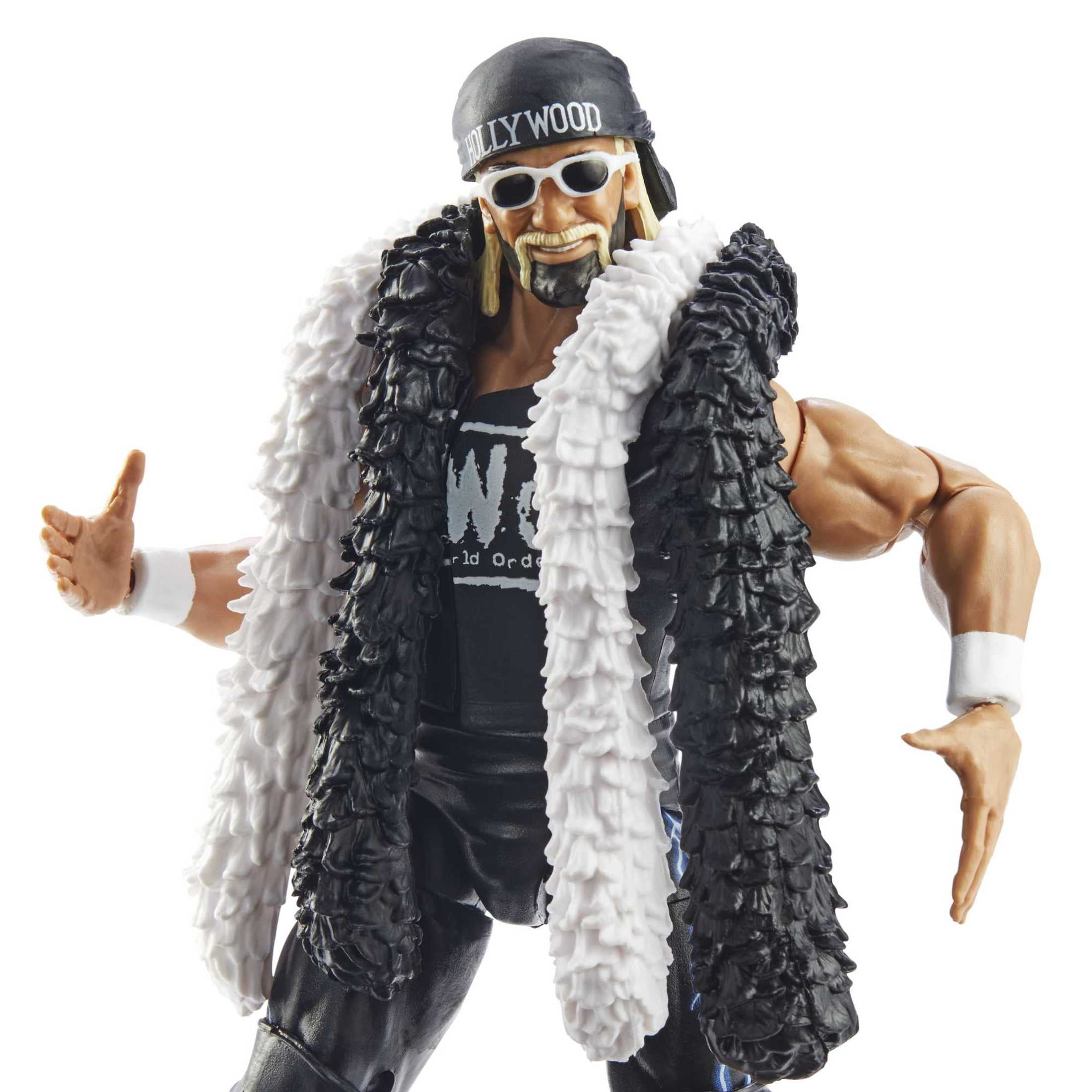 WWE WrestleMania Elite Collection "Hollywood" Hulk Hogan Action Figure with Build-A-Figure Accessories