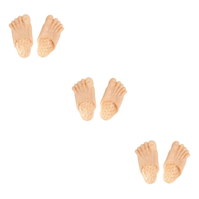 Pantuflas de pies desnudos Bewildely color de piel Halloween 27 cm