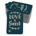thumbnail image 1 of Inkdotpot Rose Gold Foil Paper Hang Tags Love Is Sweet Wedding Favor Tags 50 Pack, 1 of 6